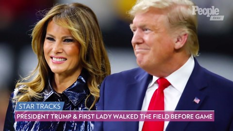 Donald and Melania Trump Sit with Vince Vaughn at National Championship Game Amid Impeachment