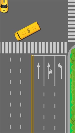 Left Turn from the RIGHT Lane? 🤯 Why??#driving #trafficrules #truckdriver #drivingtips