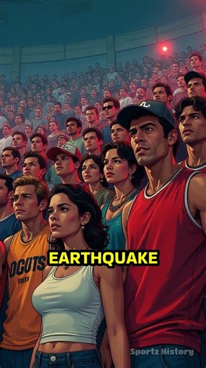 The Hockey Game Stopped by an Earthquake