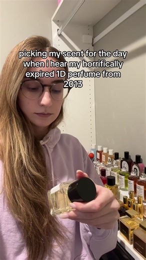 it’s definitely not supposed to be that color #perfumetok #onedirection #1d #ourmomentperfume #fragrancetok