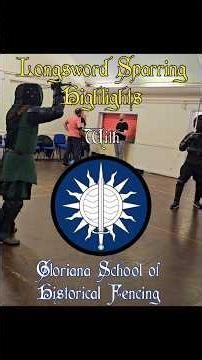 longsword sparring highlights with Gloriana #hema #sparring #swordfighting