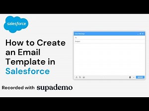 How to Create an Email Template in Salesforce