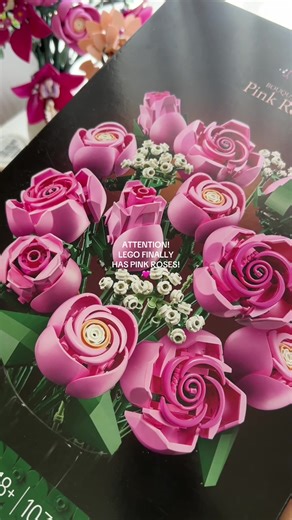 LEGO's Stunning New Pink Rose Bouquet Unveiled