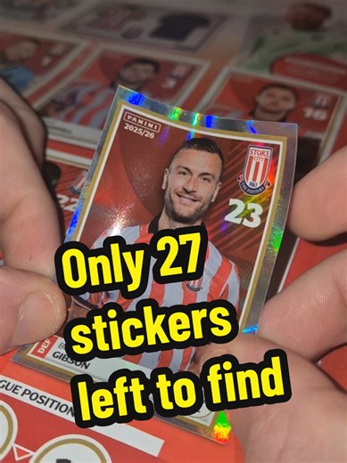 Complete Your Panini EFL Sticker Album Today!