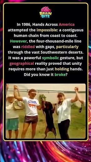 Hands Across America: The Real Story #shorts