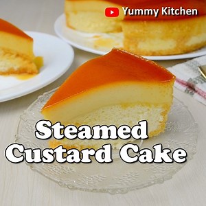 No Bake Custard Cake INGREDIENTS For caramel ✔️3/4 cup sugar ✔️1/4 cup water FOR CUSTARD ✔️5 whole eggs ✔️1 can condensed milk (390g) ✔️1 can evaporated milk (370ml) ✔️1 tsp vanilla extract (or lemon zest) FOR CAKE ✔️1 1/2 cup cake flour ✔️1 1/2 tsp baking powder ✔️1/2 cup sugar ✔️1/2 tsp. salt ✔️1/4 cup oil ✔️1/2 cup milk or water ✔️4 pcs. egg yolks FOR MERINGUE ✔️4 egg whites ✔️1/4 cup sugar ✔️1/4 tsp cream of tartar PROCEDURE 1. CARAMEL: Combine sugar and water in a pan. Cook in low heat unti