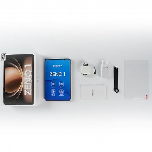 Blackview ZENO1 8 Zoll Tablet Android 15 90Hz 800x1280 - Ultra Leicht&Kompakt Gaming, T615 8-Kern KI-Chip,18 GB RAM+256 GB ROM(2TB TF)/4G LTE+WiFi 5G/Face ID/6000mAh 10W/8MP+8MP/Widevine L1/BT5.2/GMS