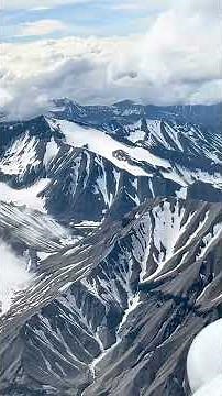 Flying over glaciers | ALASKA Denali National Park Adventure #glacier #alaskaadventures