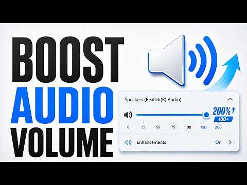 Windows 10 Audio Too Low? Try This Trick!