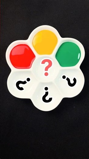 Red Gold Green Color Mixing 🎨 Satisfying Transformation #colormixing #shorts