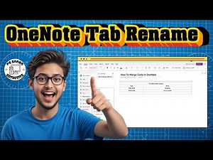 How To Rename Tabs In OneNote | Quick Tutorial (2025)