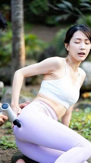 予想外…ヨガ美女が近すぎる！