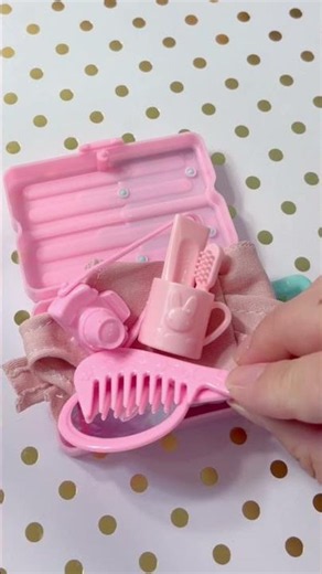 Satisfying unboxing Barbie house packing for vacation DIY Barbie doll clothes #barbie #doll #shorts