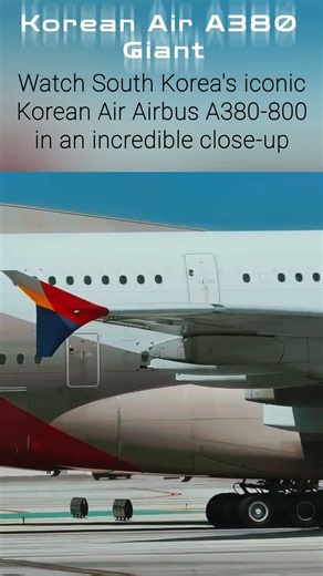🤯 Witness the Power of Asiana’s A380 Giant! ✈️🔥 #aviation#shorts #trend