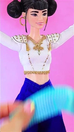 Zoey's DIY Barbie! K-Pop Demon Hunters #DIY #Craft