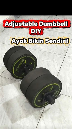 How To Make Adjustable Dumbbell At Home #workoutmotivation #dumbbell #dumbleworkout