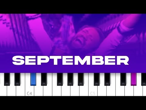 Earth, Wind & Fire - September (piano tutorial)