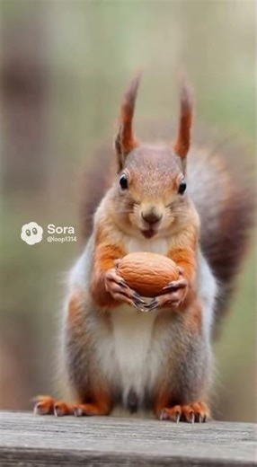 Squirrel fumbling nuts #animals #cute #wildlife #life #food #squirrel