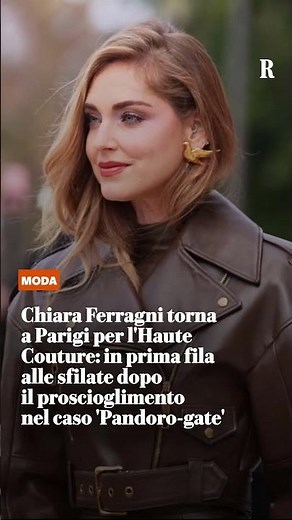 Chiara Ferragni torna a Parigi per l'Haute Couture