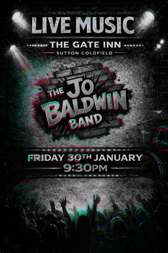 ⚡️ Jo Baldwin is back this Friday night, bringing her band and performing some amazing classic cover songs!! 🎤🎸✨️ We can't wait 🙌🏻 🌟🍻🍺🥂🍷🥳🎉👯‍♀️ #GATELIFE #craftunionpubs #livemusic #suttoncoldfield #whatson #singer #band #coverband #westmidlands #birmingham | The Gate Sutton Coldfield