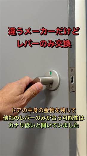 #shorts [Is it possible to exchange only levers from a different manufacturer?] I was told that t...