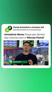 Já leu os destaques da semana do Portal Amazônia? Toda quinta-feira, a partir das 13h (horário Manaus), o Amazônia News traz um novo olhar para as principais notícias da região. 🌍 ▶️ Não perca o Amazônia News. Nossos canais: Manaus/AM: 44.1 Porto Velho/RO: 22 Rio Branco/AC: 31 Macapá/AP: 29 Boa Vista/RR: 23.1 Parintins/ AM: 46 🌱 E leia essas e outras notícias no site do Portal Amazônia. (portalamazonia.com) | Portal Amazônia