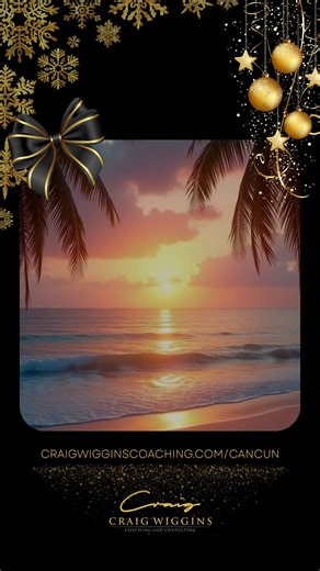 Craig Wiggins on Instagram: "Rest. Recharge. RISE. And nothing helps you do that like… Cancun. 😎🌅 For Day 6 of our Favorite Things, we’re gifting you the chance to experience our most intimate, transformational live event of the year! ✈️ Buy 2 Tickets to CWC Cancun & Save $250 Each! Learn. Grow. Develop. Then relax poolside in paradise with the people who push you to be your best. THAT is why this is one of our absolute favorite things. 💙 If you’re ready for deeper coaching, real connection, 