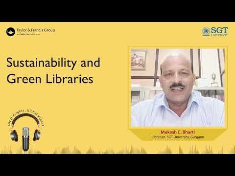 Sustainability and Green Libraries - Thursday Talks with SGT University