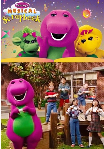 I LOVE TO FLY MY KITE 🪁 #barneyandfriends #barneymusicalscrapbook