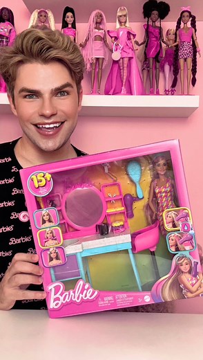 Unboxing Barbie Totally Hair Salon Playset 💖 #superreels #barbie #barbieboy | Maiderson Beauty