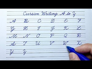 Cursive writing a to z abcd | English capital letters abcd | Cursive handwriting practice | abcd