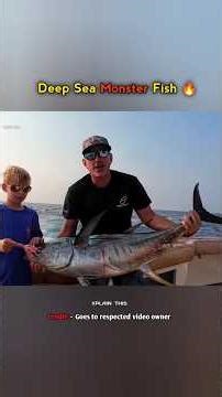 Deep see monster Tuna Fish 🐟 #shorts