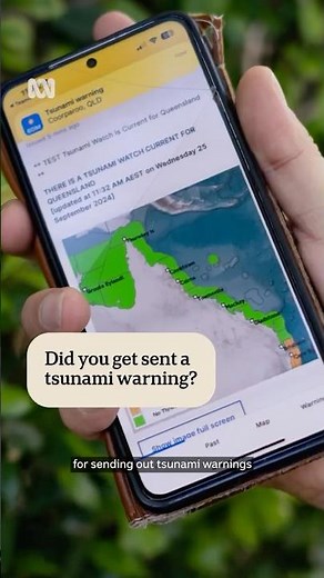 Did you get sent a BOM tsunami warning? | ABC News