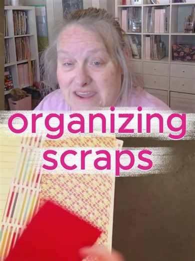Organizing Scrapbook Paper Scraps