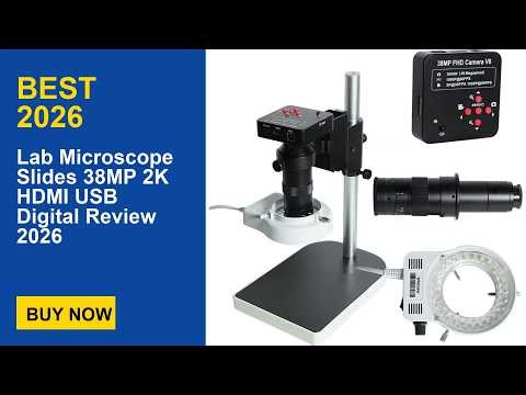 Lab Microscope Slides 38MP 2K HDMI USB Digital Review 2026