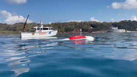 Experimental Submarine Drone Spotted Near Plymouth