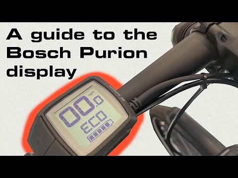 A guide to the Bosch Purion display 🖥