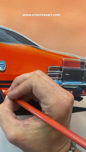 HT GTS Holden Monaro drawing ✍️ | Car drawings By Cristian Cross