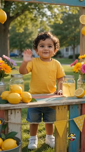She Paid with a Smile! 🍋❤️ | Cutest AI Baby Lemonade Stand Ever! #Shorts #usa