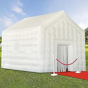 SAYOK Inflatable Nightclub Tent 18x15x15 FT, Party Tent with Disco Ball Light for Adults, Wedding, Birthday, Backyard Events & Business