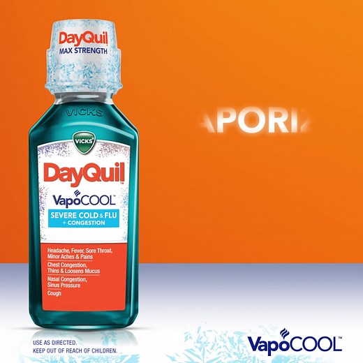 Want fast, powerful cold & flu symptom relief? Try DayQuil Severe VapoCOOL for daytime relief Vicks vapors you can feel. | NyQuil & DayQuil