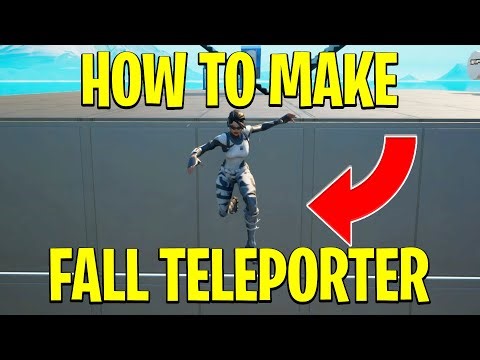 How To Make A Fall Teleporter In Fortnite Creative 1.0
