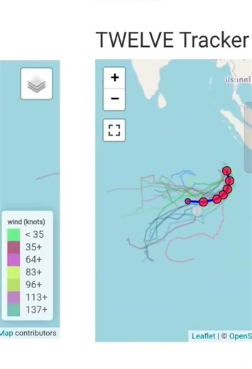International Hurricane / Cyclone / Typhoon Tracking Map on 5th Jan - Cyclocane.com