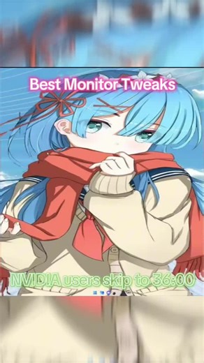 Best monitor tweaks ! | more free in bio #ping #delay #tweaks #fps #boost