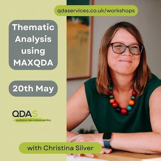 Thematic Analysis with MAXQDA - workshop May 2024
