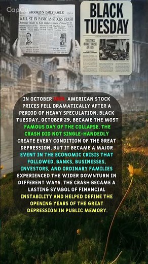How the 1929 Stock Market Crash Became a National Shock.