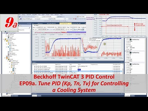 PID29 - Beckhoff TC3 PID09a - Tune PID Parameters (Kp, Tn, Tv) for Controlling a Cooling System