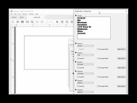 PDF Variable Data demo using Quite Imposing Plus 5.0, Quite Hot Imposing 5.0