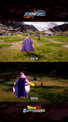 2019 🆚 2024 Majin BUU _ Jump Force vs Sparking Zero | #juanotaku #dragonball #shorts | Juan Otaku