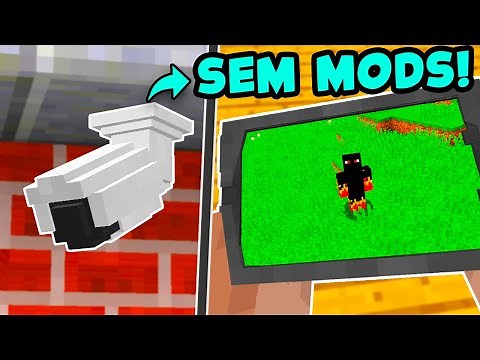🔒 Como fazer uma CÂMERA DE SEGURANÇA no MINECRAFT (MCPE, Windows 10, PS4, Xbox One)